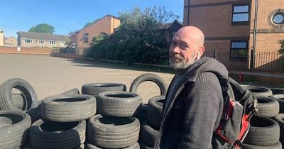 Curiosity in St Ann's as more tyres keep appearing in the area
