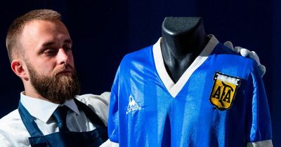 Most expensive football shirts ever – as Diego Maradona 'Hand of God' top sells for £7m