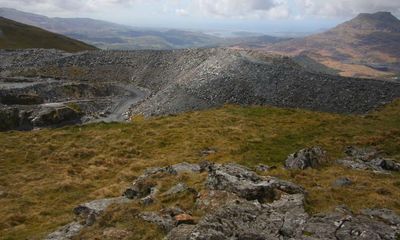 A sneaky peak: Wales gains a mountain because of quarrying