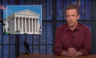 Seth Meyers on the abortion ruling: conservatives ‘always have to play the victim’