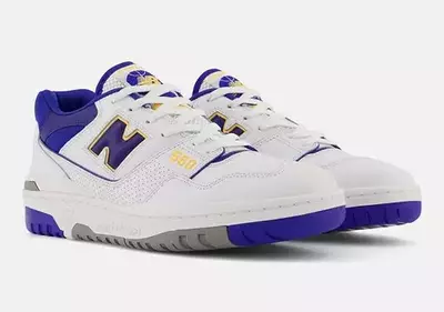 New Balance’s hit 550 basketball sneaker gets a Lakers makeover