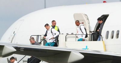 Man City stars touch back down in Manchester after painful Real Madrid defeat