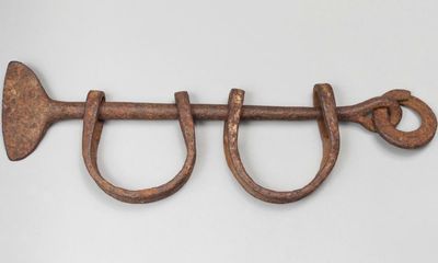 Slaves’ shackles put on show alongside sculptures at Liverpool gallery