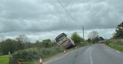 Students in narrow escape after school bus veers into ditch in Cork