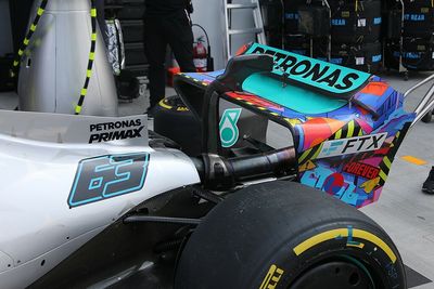 Mercedes reveals new F1 art rear wing NFT design for Miami