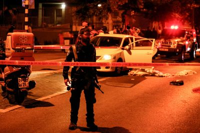 Three killed, four wounded in attack near Tel Aviv, medics say