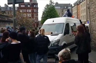 Nicolson Square: Home Office vans aiming to deport immigrants seen off by huge protest