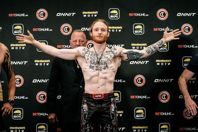 Photos: BKFC 25 weigh-ins and faceoffs – including a former WWE wrestler