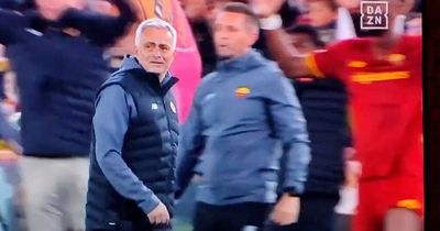 Emotional Jose Mourinho in tears after Roma reach UEFA Europa Conference League final