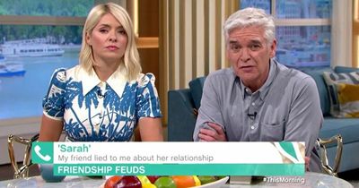 Phillip Schofield disagrees with This Morning caller over 'lying' friend