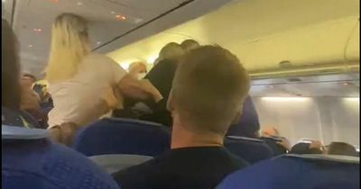 Huge brawl breaks out onboard flight as arrests made on touchdown