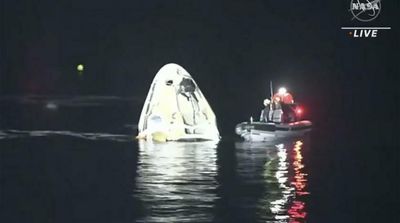 SpaceX Brings 4 Astronauts Home with Midnight Splashdown