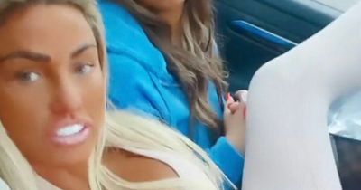 Katie Price filmed as she 'ignores seatbelt laws' while travelling through Scotland