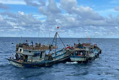 Two Vietnamese boats seized, 14 crew arrested