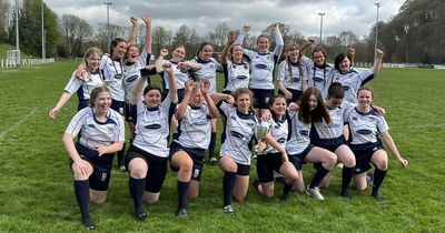 Ryton Under 15s girls' rugby team win the Durham County Cup
