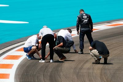 Miami GP officials repair track damage ahead of F1 practice