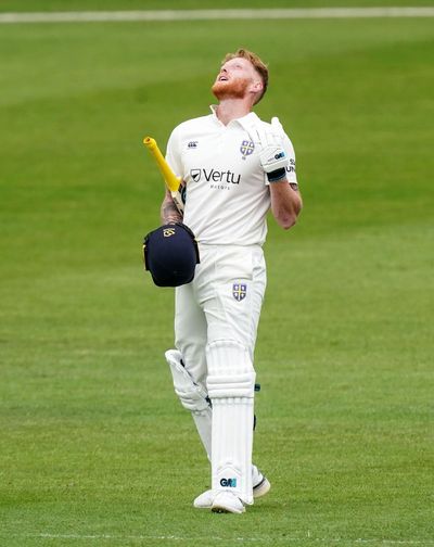 Ton-up Ben Stokes has a blast for Durham