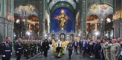 What a cathedral and a massive military parade show about Putin's Russia