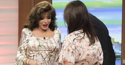 Joan Collins' awkward dress clash with Susanna Reid on GMB - and hilarious fallout