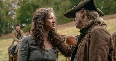Outlander's Caitriona Balfe shows off 'terrifying' gift given to her by season 6 co-star