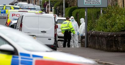 Forensics comb scene of 'unexplained' death as cops lock down Port Glasgow street