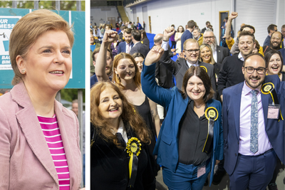 Nicola Sturgeon gives her reaction to SNP result in key council battle