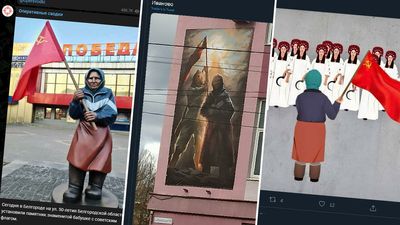 How ‘Babushka Z’ became the unlikely icon of Russian propaganda