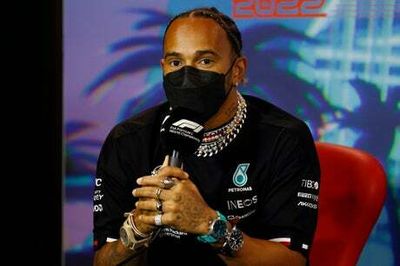 Lewis Hamilton criticises F1 jewellery ban as ‘step backwards’ in improving sport’s culture