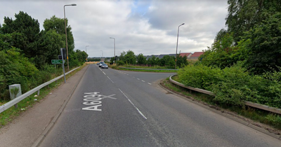 Emergency services respond to vehicle fire on A1 by Wallyford