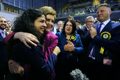 Nicola Sturgeon hails 'stupendous' result for the SNP at local elections