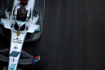 Russell tops the times for Mercedes in opening practice