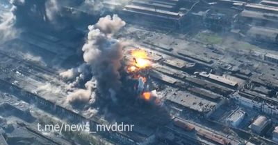 Haunting satellite images show utter devastation wrought on Azovstal steel works