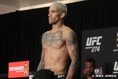 Did Charles Oliveira miss weight? UFC 274 scale called into question after half-pound costs title