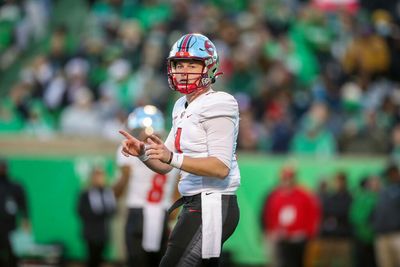 Cameras captured Bailey Zappe’s emotional reaction when he learned the Patriots drafted him