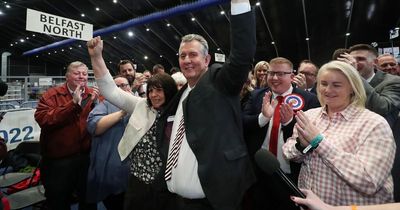 Edwin Poots pays tribute to Christopher Stalford after winning seat in South Belfast