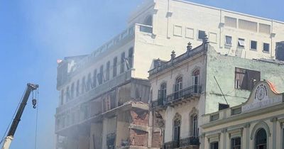 Gas leak blamed for explosion at hotel in Cuban capital Havana that killed at least 22