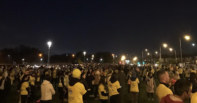 Hundreds of Dubliners take part in annual Darkness Into Light events