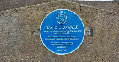 David Oluwale blue plaques displayed all over Leeds as city unites with strong message to racists