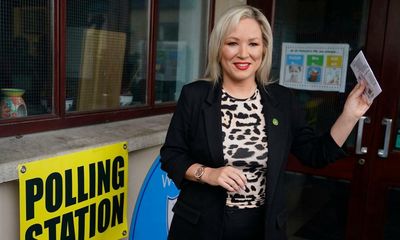Michelle O’Neill: centre stage for Sinn Féin’s prospective first minister
