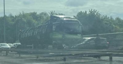 Erskine Bridge blocked after crash between HGV and car