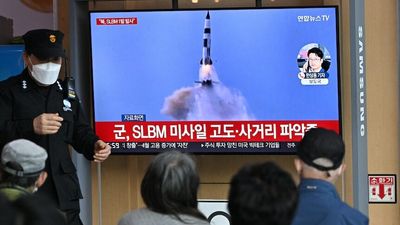 South Korea accuses North Korea of launching ballistic missile from submarine in 15th test of 2022
