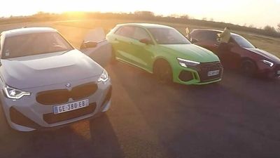 BMW M240i Faces Audi RS3 And AMG A45 S In Another Drag Race