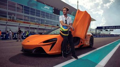 Bruno Senna Drives McLaren Artura On New Miami GP Circuit