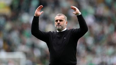 Ange Postecoglou's Celtic moves to brink of Scottish title after coming from behind to beat Hearts