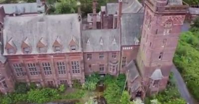 Drone footage shows scale of abandoned Newsham Park Hospital