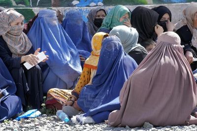 The Taliban says women in Afghanistan must wear head-to-toe clothing in public