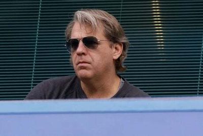 Pictured: Todd Boehly watches Chelsea against Wolves at Stamford Bridge after £4.25bn takeover deal agreed