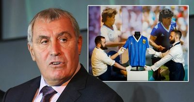 Peter Shilton claims £7m Diego Maradona shirt was lucky to survive England dressing room