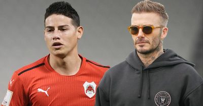 David Beckham eyeing James Rodriguez swoop after ex-Everton ace drops transfer hint