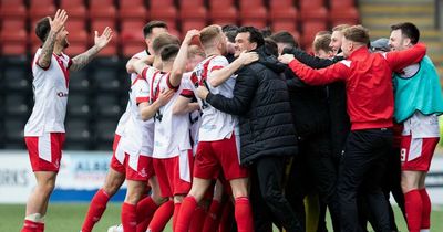 Airdrie fans launch pitch invasion after play-off semi-final comeback for the ages